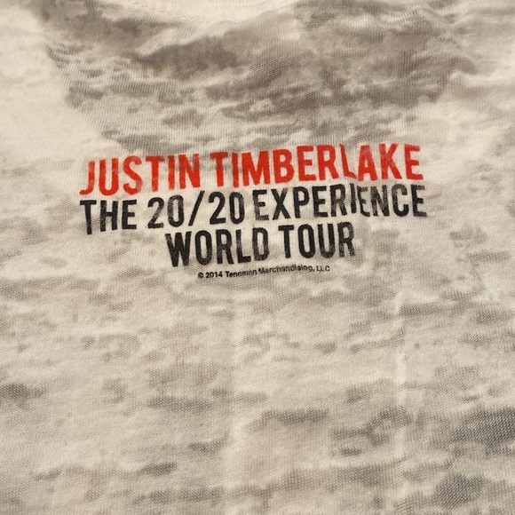 Justin Timberlake 20/20 Experince World Tour Concert TShirt - Picture 3 of 3